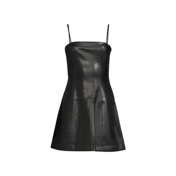 Leather (pleather) Susana Monaco Dress, never worn - Picture 3 of 5